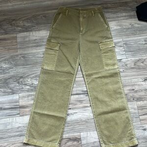 Army green baggy cargos